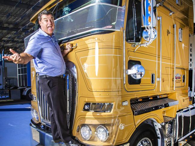 Exclusive interview with Paul Hurley, grandson of founder.They have been selling the big rigs since the 1940s, now family-owned truck dealer Brown and Hurley are celebrating 75 years in business. Picture: NIGEL HALLETT