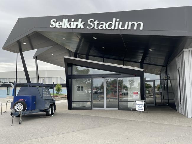 A relief centre has been set up at Selkirk Stadium in Wendouree.