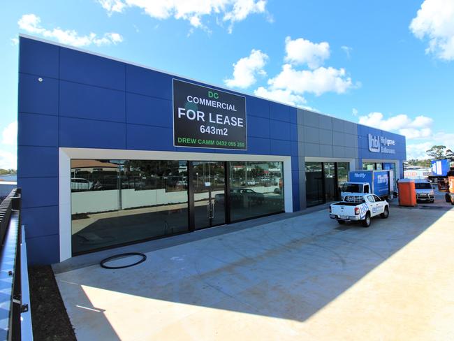 FOR LEASE: Highgrove Bathrooms has nearly finished its massive showroom on James Street in Toowoomba City, with DC Commercial placing the final tenancy for lease.