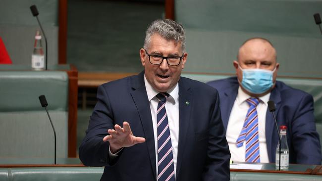 Keith Pitt during Question Time in the House of Representatives at Parliament House in Canberra. Picture: Gary Ramage