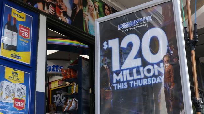 $120M Powerball Jackpot is on offer. Picture: Ian Currie.