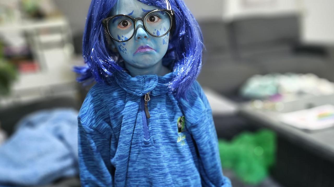 Primary students from across the Far North have dressed up for Book Week including Sadness (Inside Out). Photo: Rennae Brant-Goodwin