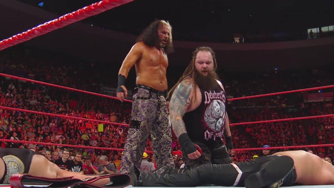 WWE's Matt Hardy and Bray Wyatt.