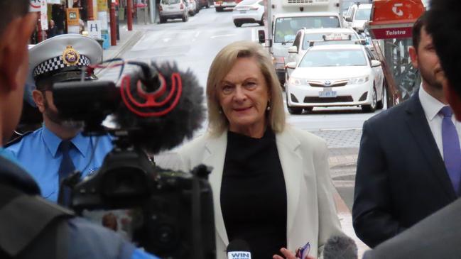 Laraine Ludwig in the Elizabeth Street Mall in Hobart on Monday, January 20, 2025.