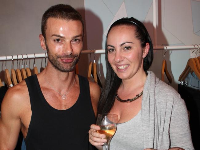 Daren Borthwick and Ilona Phyland at launch of Dare To Transform by Redken Style Connection.. Picture: Richard Dobson