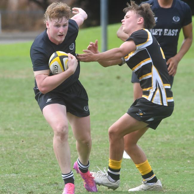Quinn Timperon. QLD Rugby Union State Championships (17-18 years boys) at the Townsville Sports Precinct. Friday May 23. Metro East against Capricorn. Picture: Evan Morgan