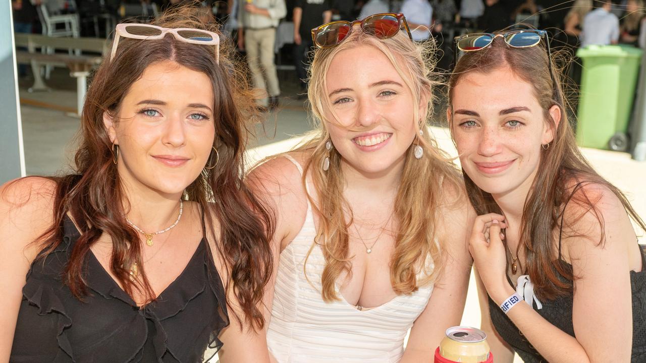 Shakiera Williams, Shae Robinson and Bianca Larkin at NQ Classic Derby Day Mackay Turf Club Saturday 30 September 2023 Picture: Michaela Harlow