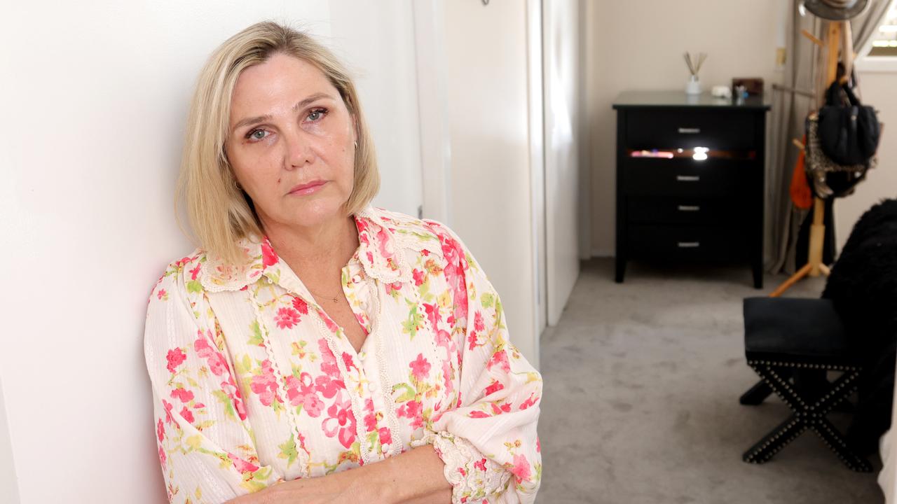Simone Barnett in the room where the jewellery was allegedly stolen. Photo: Steve Pohlner