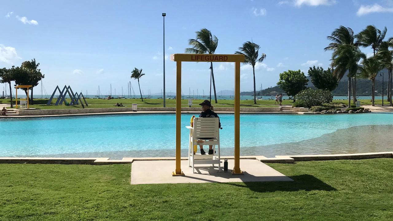 The Airlie Beach lagoon. Picture: Rae Wilson