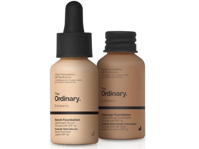 All the foundations from The Ordinary will retail for under $13.