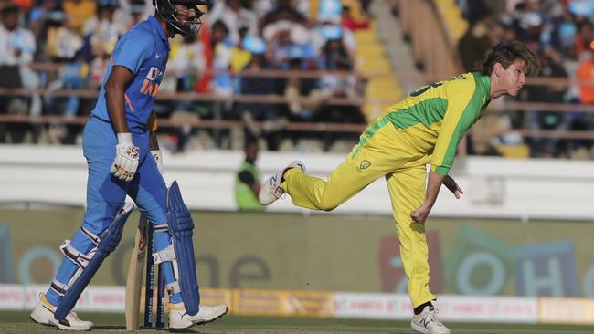 Adam Zampa continued his run of taking the wicket of Indian captain Virat Kohli.