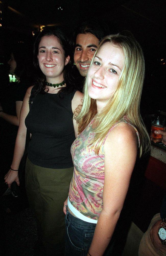 Carly O'Neill, Khalid Safi and Leah Pappin in 2001.