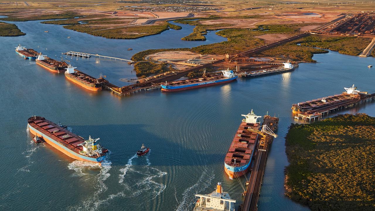 Below-cost steel is being dumped on the global market. Picture: Pilbara Ports Authority