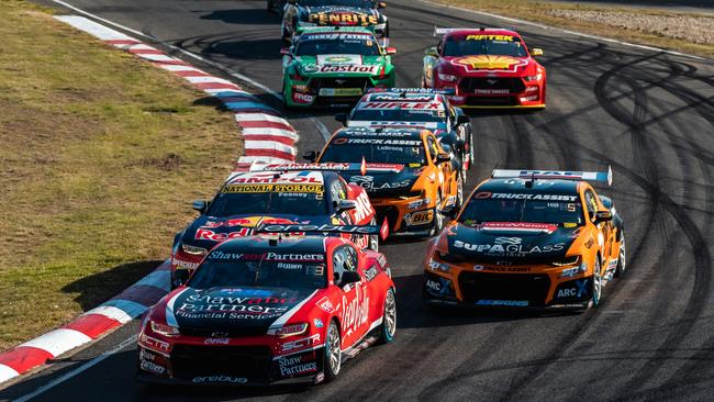 HOBART, AUSTRALIA - MAY 21: (EDITORS NOTE: A polarizing filter was used for this image.) Will Brown driver of the #9 Coca-Cola Racing Chevrolet Camaro ZL1 during race 2 of the Tasmania Supersprint, part of the 2023 Supercars Championship Series at Symmons Plains Raceway on May 21, 2023 in Hobart, Australia. (Photo by Daniel Kalisz/Getty Images)