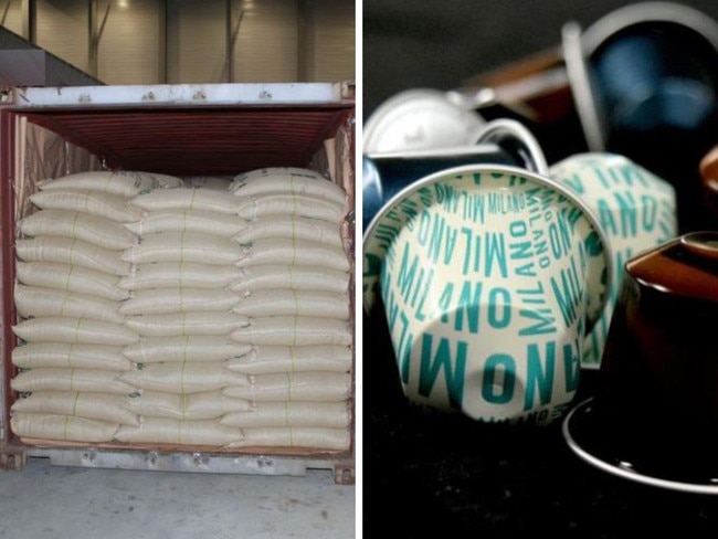 A huge amount of cocaine was found in a shipment of Nescafe coffee in Switzerland.