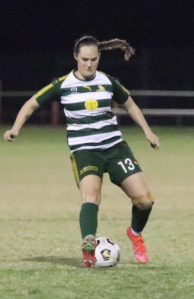 Hat-trick specialist Abbey Lloyd. Picture: Christina Moran