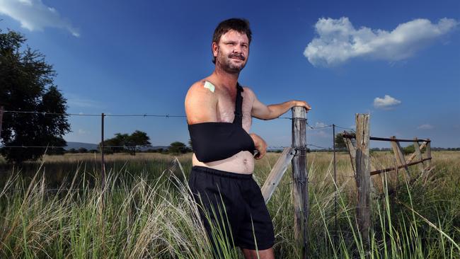 Berdus Henrico 39, on a property outside of Pretoria. He was shot three times inside a game park. (Pic: Gary Ramage)