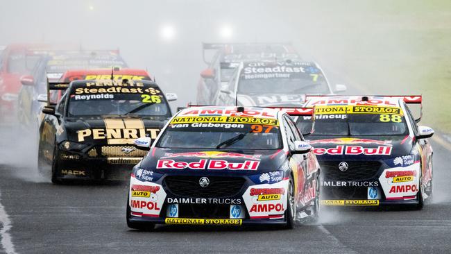 Shane van Gisbergen had a clean sweep of victories at Sandown last month. Picture: Daniel Kalisz/Getty Images