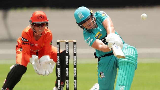 Laura Kimmince belted the Scorchers attack at Hurstville Oval. Picture: Getty Images