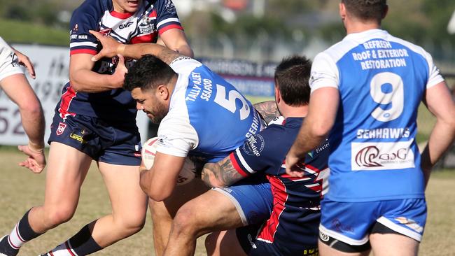 A grade Tugun vs. Runaway Bay at Tugun. Samiu Latu. 10 July 2022 Tugun Picture by Richard Gosling