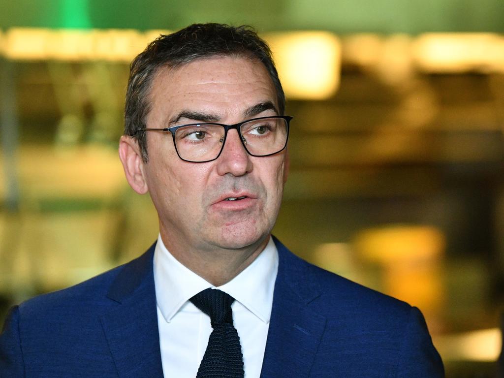 South Australian Premier Steven Marshall has given state residents a deadline to come home from Victoria. Picture: AAP Image/David Mariuz.