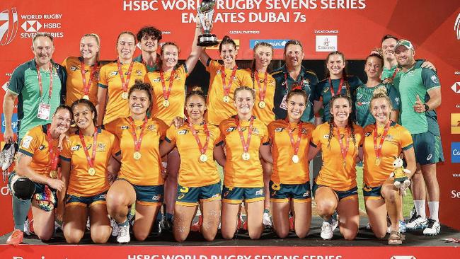 Australia’s women's Sevens team won the Dubai World Series tournament last weekend.