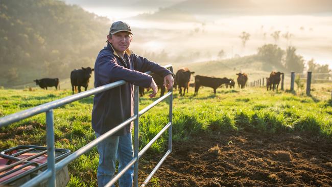 NSW angus beef farmer Robert Mackenzie.