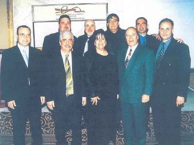 John Varoujan (far left) with the Armenian Chamber of Commerce. Picture: Supplied 