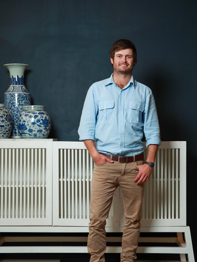 Farmer Harry, at the launch of Farmer Wants a Wife. Picture: Justin Lloyd