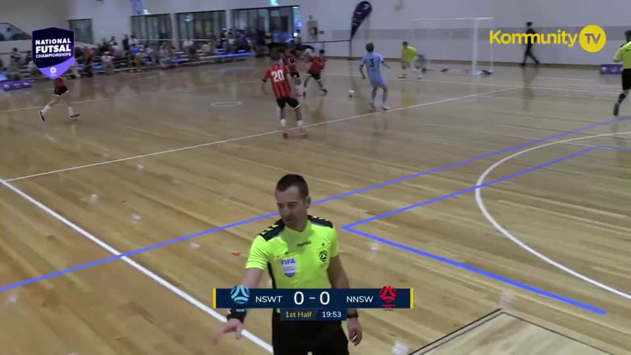 Replay: Football NSW Thunder v Football Northern NSW (U16 Boys) - 2025 National Futsal Championships Day 1