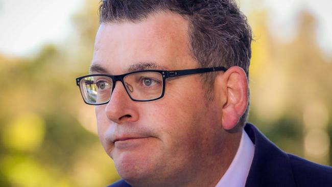 ‘Victorian Premier Daniel Andrews’s spokesman said: “We continue to consider Victoria’s involvement in the federal bushfire royal commission’. Picture: AFP