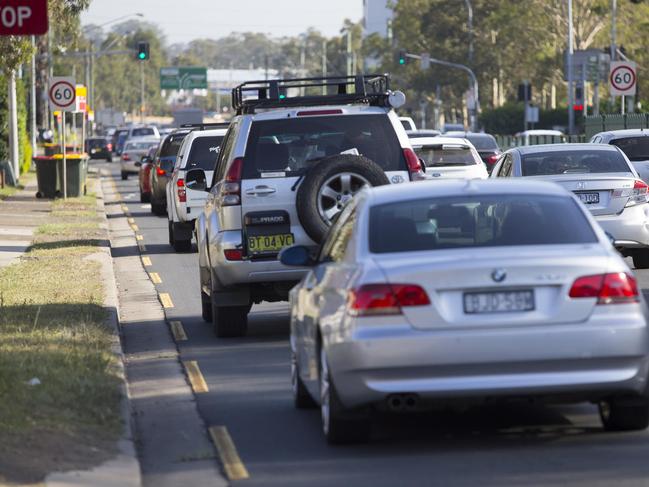 The notorious stretch of the Hume Highway in Liverpool.