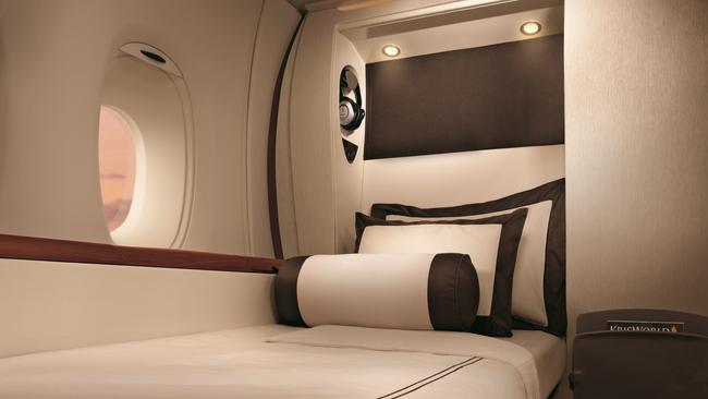 Singapore Airlines first class on the A380.