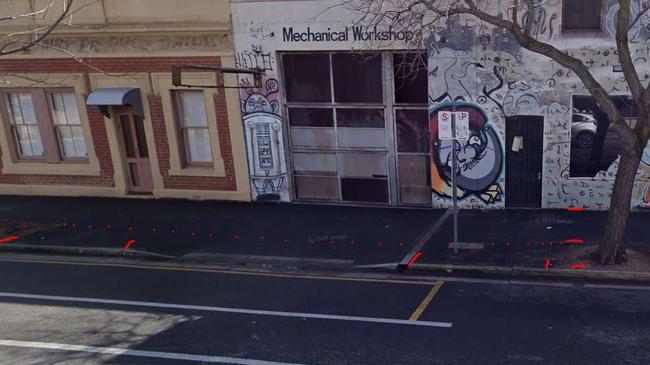 The site for the proposed 15-storey apartment building at 262-268 Waymouth St, Adelaide. Picture: URPS,