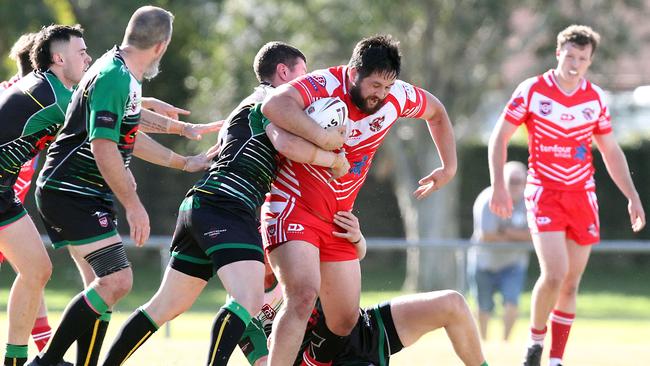 RLGC Round 3 match from Robert Dalley Park. Reserve Grade; Helensvale Hornets vs. Currumbin Eagles. Ethan Williams. 23 May 2021 Helensvale Picture by Richard Gosling