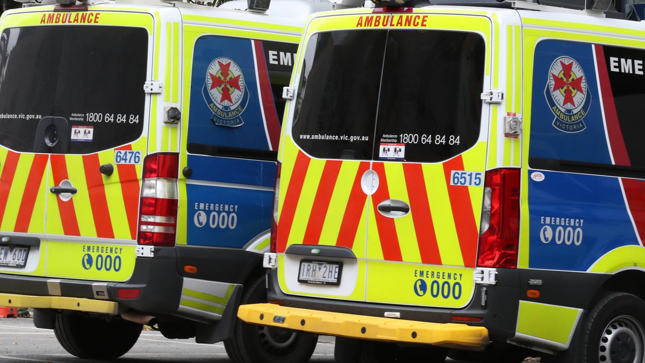 Tullamarine crash: Van with nine people inside rolls, treated by ...