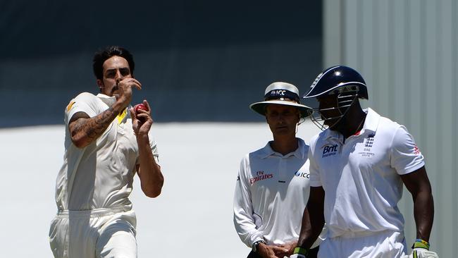 Mitchell Johnson was on fire against England.