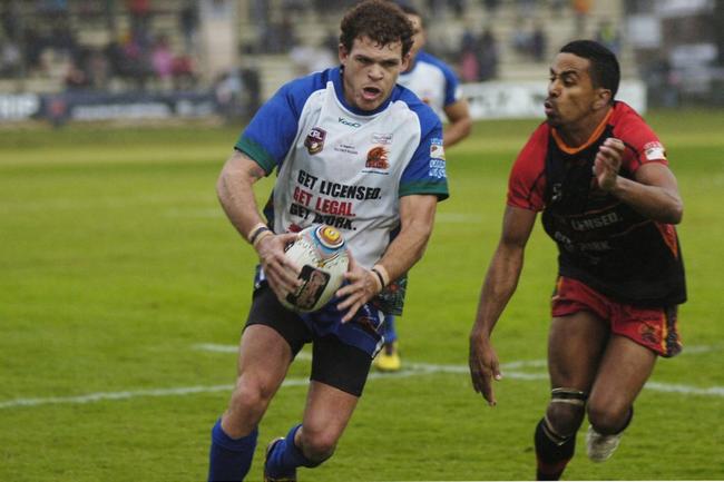 Luke Simpson pictured going on the attack for his Northern side last year. Picture: Stuart Turner