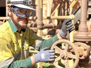 Benn Richradson is a second-year mechanical fitter at QAL's boilerhouse.