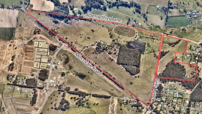 The subdivision is proposed for 220 Moss Vale Rd, Badagarang.