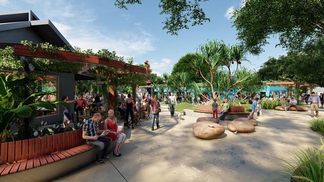 Concept designs for the Mission Beach Town Centre Revitalisation project have been released. Picture: supplied.