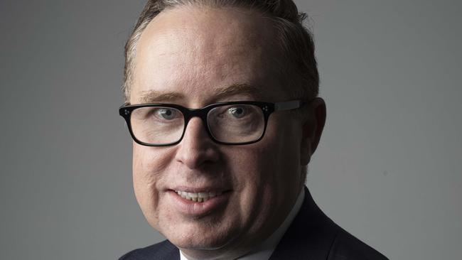 Qantas CEO Alan Joyce is the first guest of Kerry O'Brien in his new series in partnership with Griffith University. Picture: Russell Shakespeare