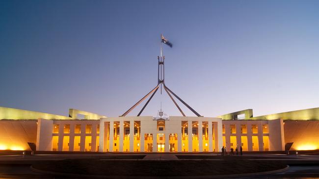 Parliament House in Canberra.