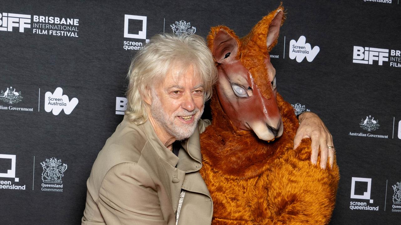 Boomtown Rats singer and Live Aid founder Bob Geldof at Brisbane International Film Festival. Picture: Richard Walker