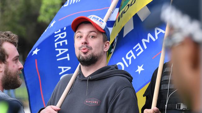 Neil Erikson, a far right public figure, stormed the Kingston City Council chambers.