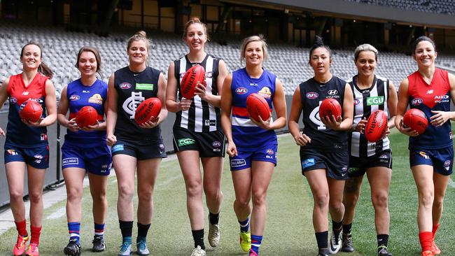 An AFL women’s league will start from 2017. Picture: Wayne Ludbey