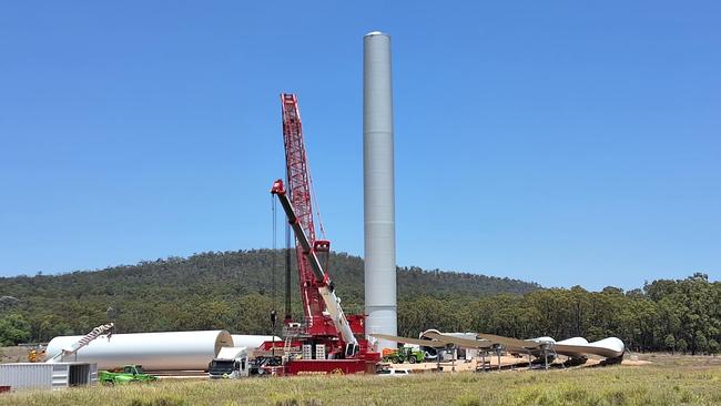 Wambo Wind Farm begin construction on turbines