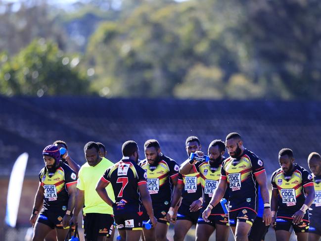 The PNG Hunters take on Tweed Heads at Piggabeen Sports Complex on Sunday, March 12. Picture: SMPIMAGES.COM / NEWSCORP.