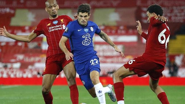 Christian Pulisic was strong for Chelsea. Picture: Getty Images