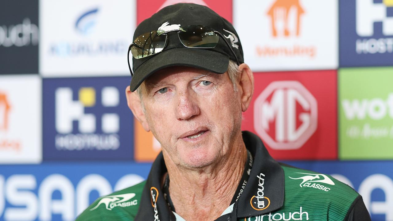 Rabbitohs coach Wayne Bennett has backed the decision to play the game. (Photo by Mark Metcalfe/Getty Images)